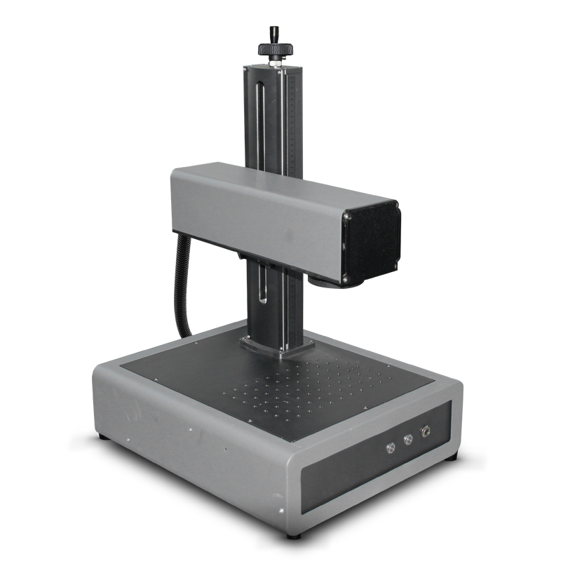 灰色桌面帶電動升降打標機
